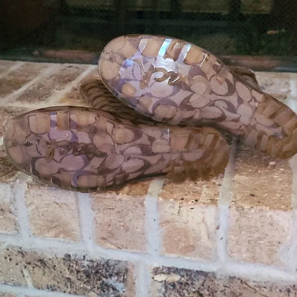 COACH RAIN BOOTS SZ 7 - Picture 4 of 7